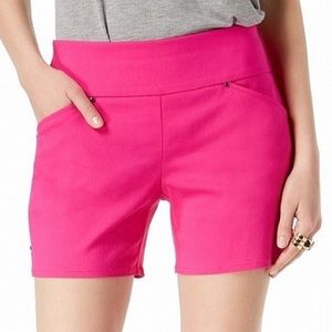 INC International Concepts Women's Mid Rise Pull-On Short